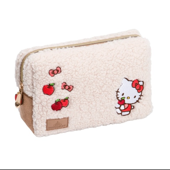 Hello Kitty Cream Fleece Make up Pouch - Picture 13 of 16
